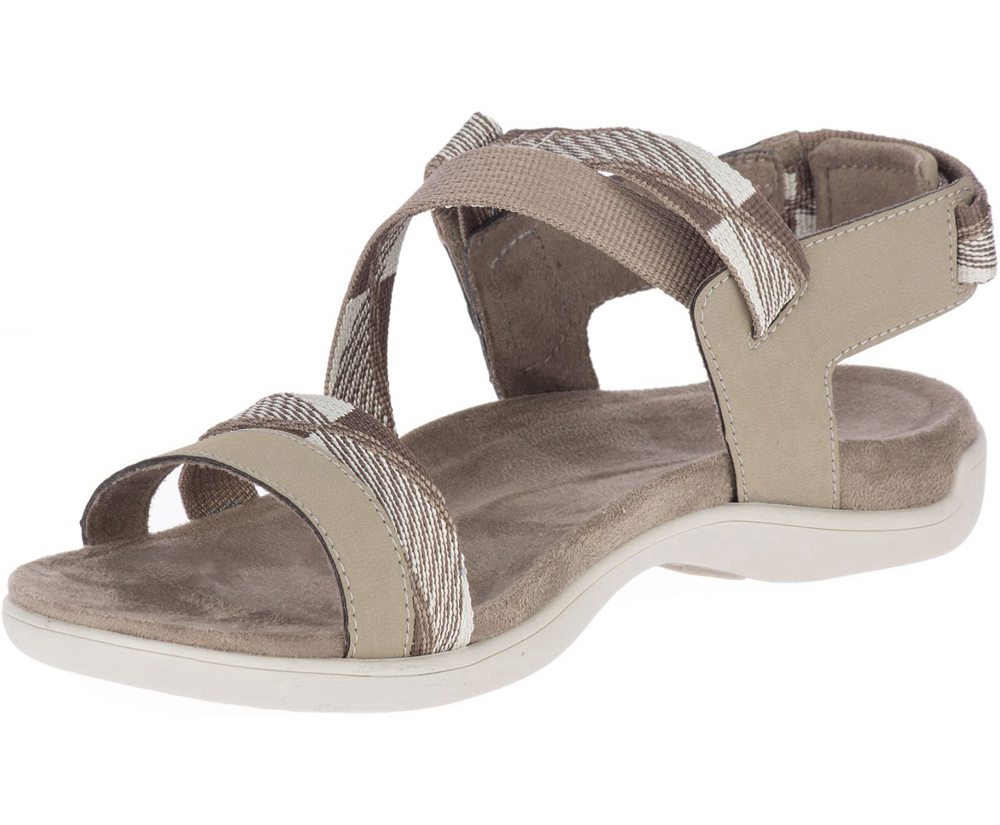 Sandálias Senhora - Merrell District Mendi Backstrap - Cinzentas - THZ895241